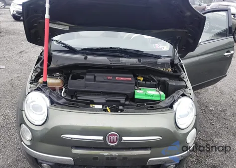 2012 Fiat 500 Lounge z USA, uszkodzony, nr VIN 3C3CFFCR5CT366556